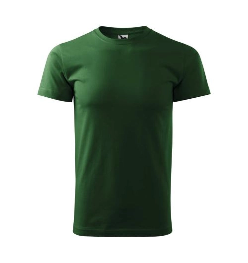 BASIC 129 tričko pánské lahvově zelené