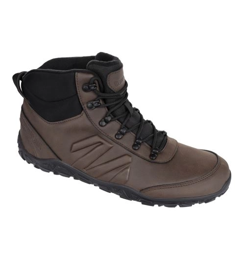 Obuv BAREFOOT WINTER black/brown high