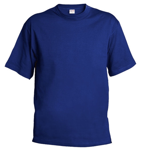 Bavlněné tričko royal modrá