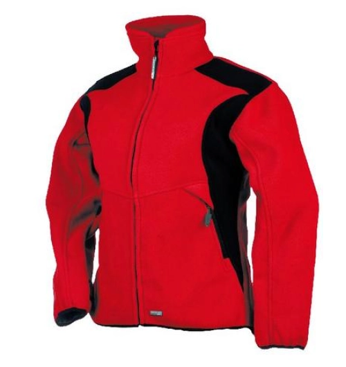 Prac.fleece bunda KAILAS červená