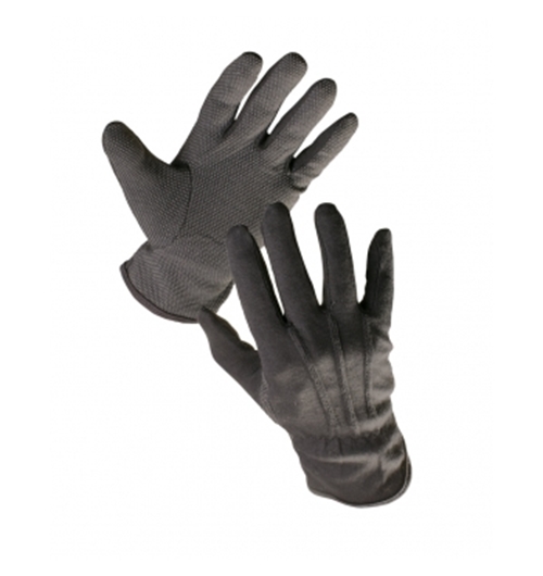 Rukavice BUSTARD BLACK  BA,PVC terčíky