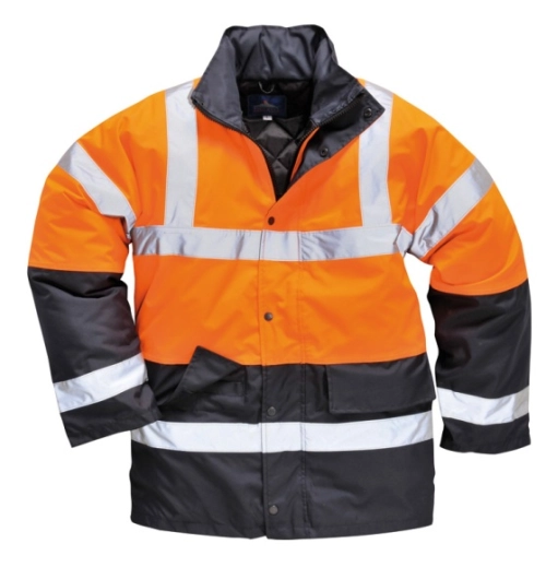 Dvoubarevná reflexní bunda