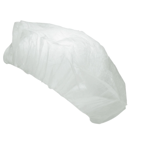 Čepice jednorázová bez kšiltu VAPI, bílá, modrá 100ks