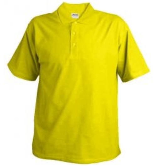 Polokošile s krátkým rukávem - žlutá