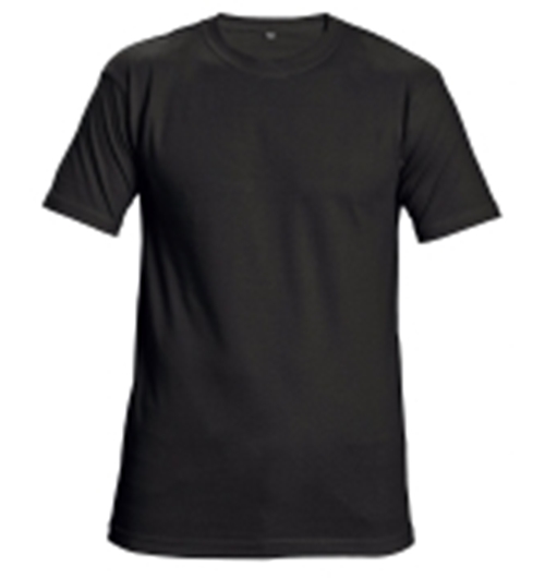 Bavlněné tričko černé