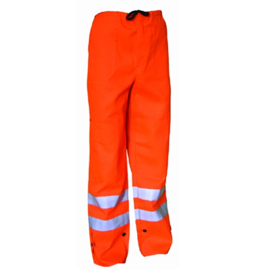 Kalhoty do pasu+blůza+refl.pruhy oranž