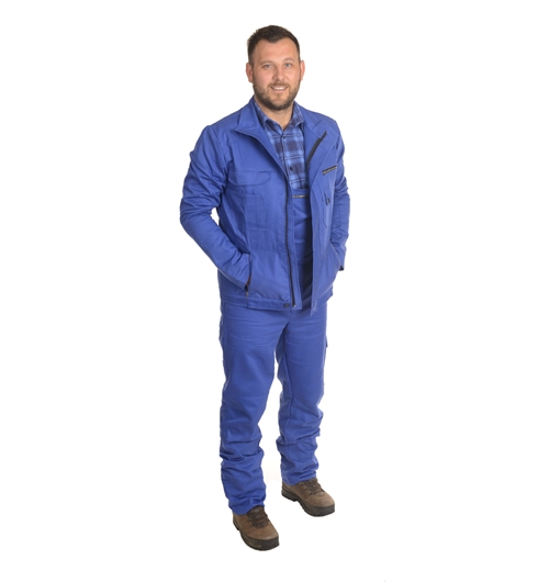 Montérkový komplet s laclem nový střih