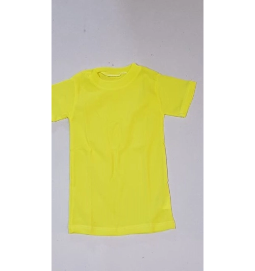 Termotričko dětské krátký rukáv žluté