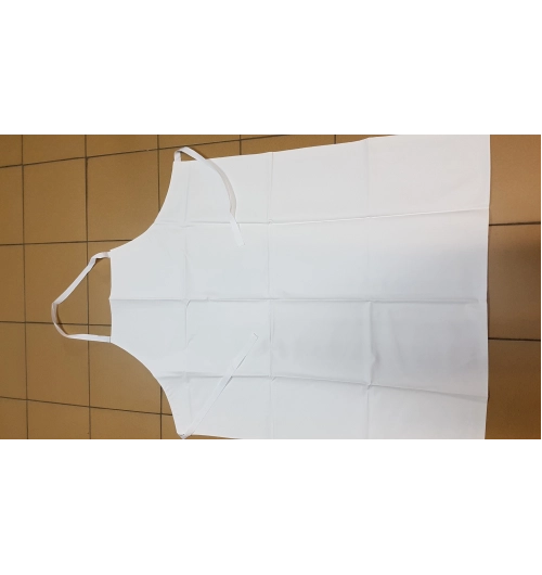 Pogumovaná dlouhá zástěra bez kapsy