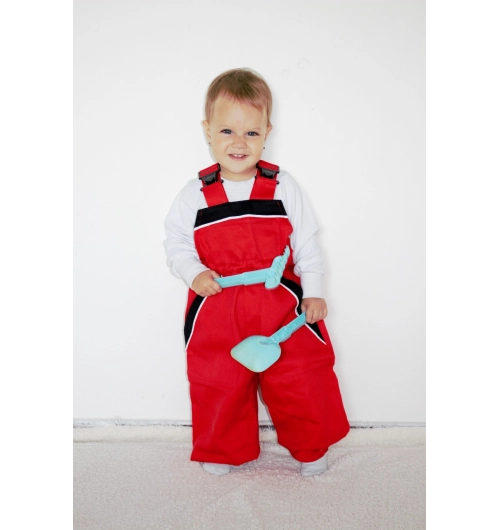 Dětské kalhoty s náprsenkou