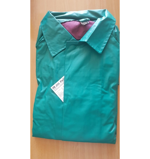 Pogumovaný plášť LOVEČKA světle zelená