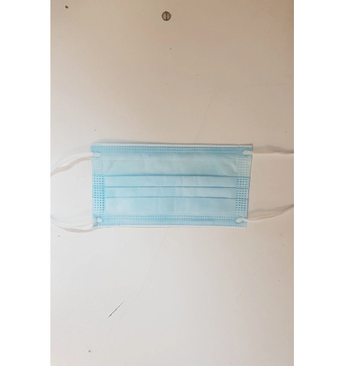 Rouška ústenka 3 vrstvá modrá