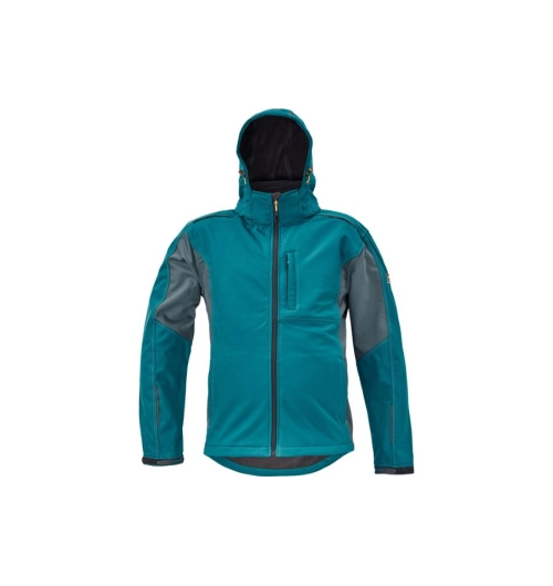 DAYBORO softshell bunda petrolejová