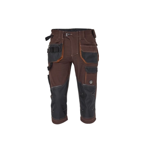 DAYBORO 3/4 kalhoty tm.hnědá