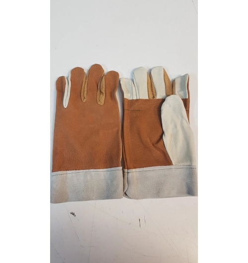 Rukavice kožené vyztužené s manžetou