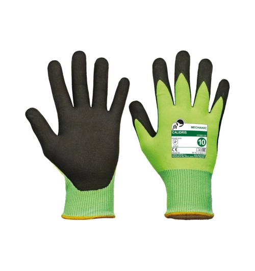 Rukavice máčené v mikroporézním nitrilu CALIDRIS