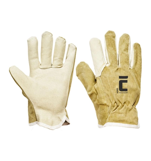 HERON rukavice celokožené