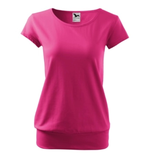 City tričko dámské purpurová