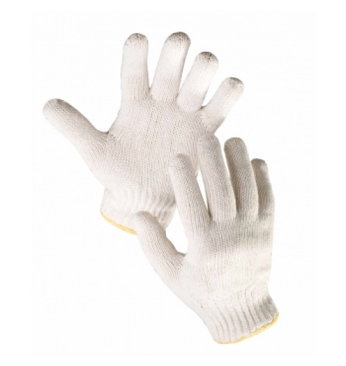 Rukavice AUK, režné bezešvé