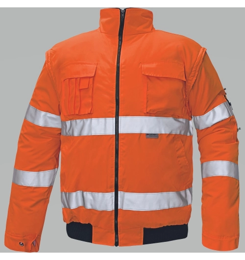 CLOVELLY pilot bunda HV oranžová