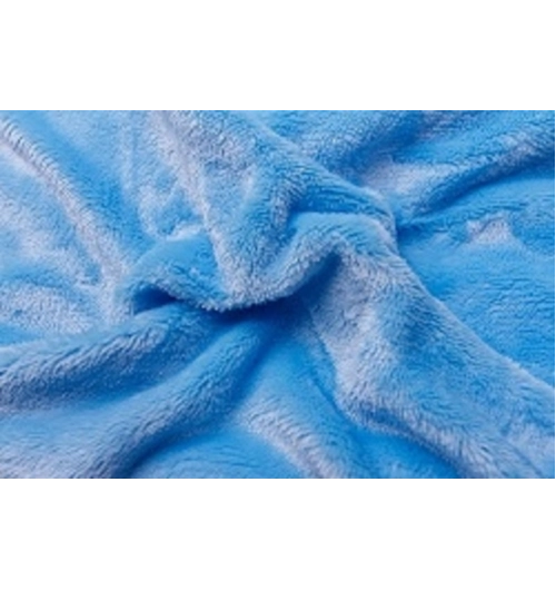 Prostěradlo mikroflanel na 2-lůžko světle modré (180cmx200cm) 