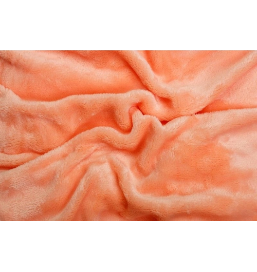 Prostěradlo mikroflanel na 2-lůžko lososová (180cmx200cm) 