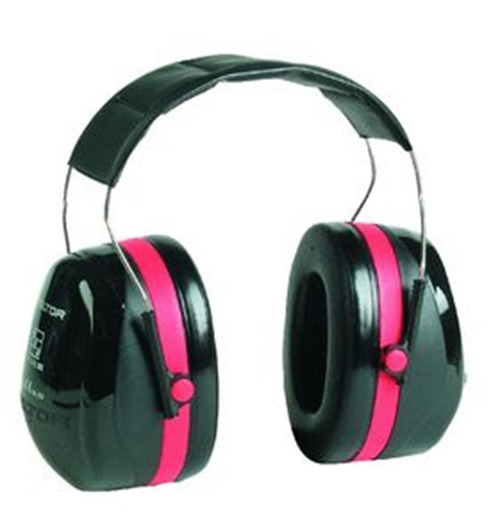Mušlový chránič PELTOR H540-A, červený