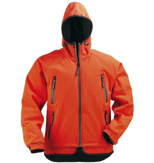 Softshellová bunda YIN oranžová