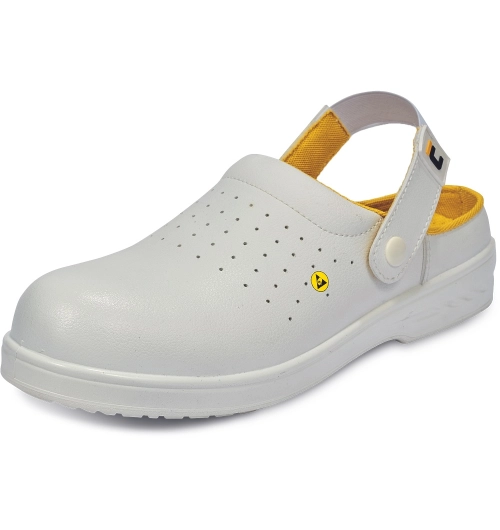 RAVEN WHT MF ESD SB SRC pantofel bílá