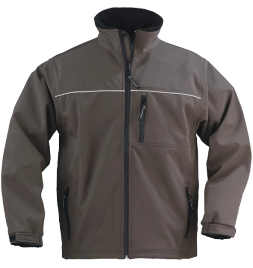 Softshellová bunda YANG hnědá