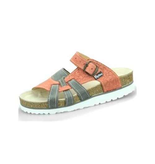 Peon dámský pantofel hnědo-šedý