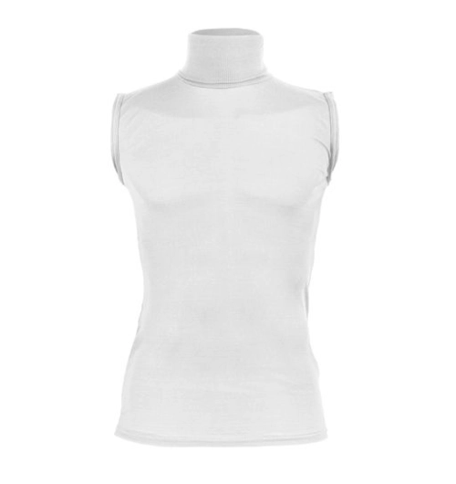 Termorolák bez rukávů bílý