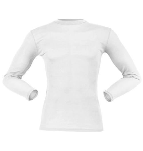 Termotriko dlouhý rukáv bílé