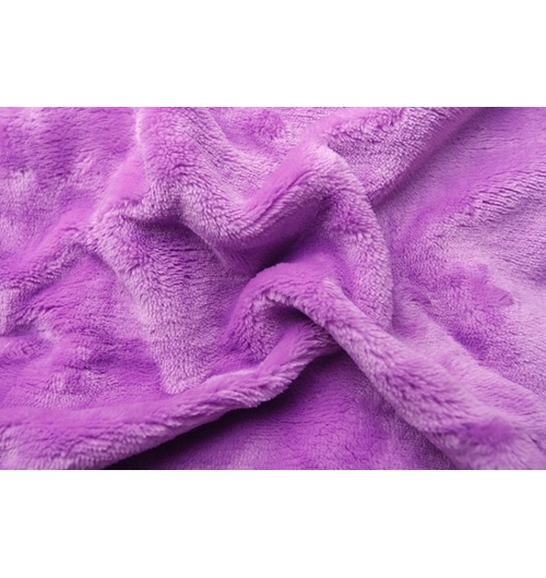 Prostěradlo mikroflanel  na 1-lůžko lila (90cm x 200cm)