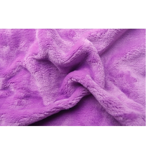Prostěradlo mikroflanel  na 1-lůžko lila (90cm x 200cm)