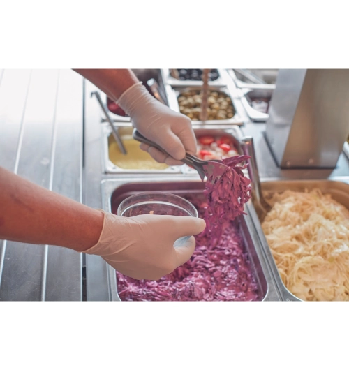 Jednoráz.rukavice latex LOON