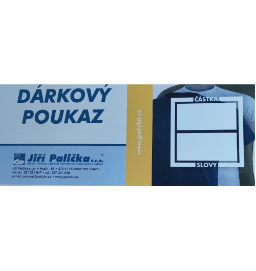 Dárkový poukaz v hodnotě  3000 Kč