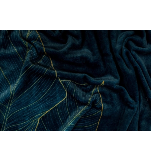 Povlečení mikroflanel české zelené LISTY