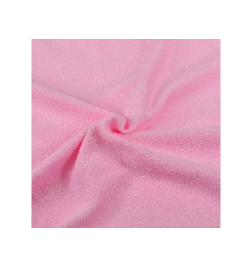 Prostěradlo froté 90x200cm růžové