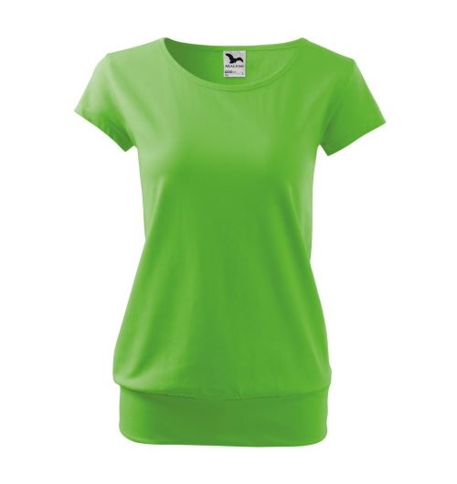 City tričko dámské apple green