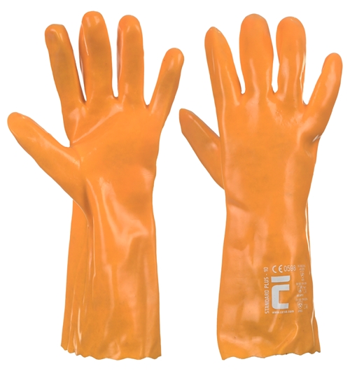 Rukavice chemické STANDARD PLUS 35cm PVC