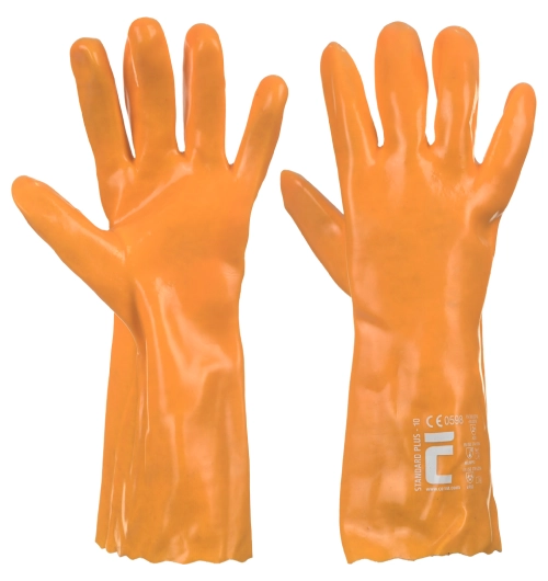 Rukavice chemické STANDARD PLUS 35cm PVC
