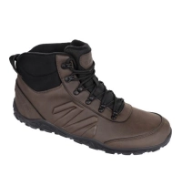 Obuv BAREFOOT WINTER black/brown high