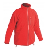 KARELA fleecová bunda červená