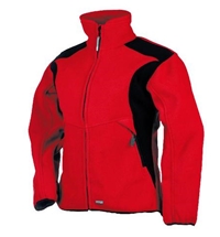 Prac.fleece bunda KAILAS červená