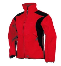 Prac.fleece bunda KAILAS červená