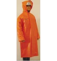 Pogumovaný plášť - oranžový