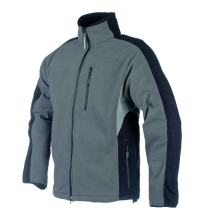 Fleecová pracovní bunda PULAR, pánská - šedá