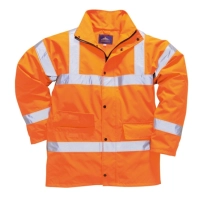 Oranžová výstražná bunda TRAFFIC RT 30