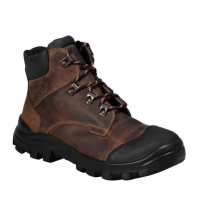 Prac.obuv kotník far. hnědá